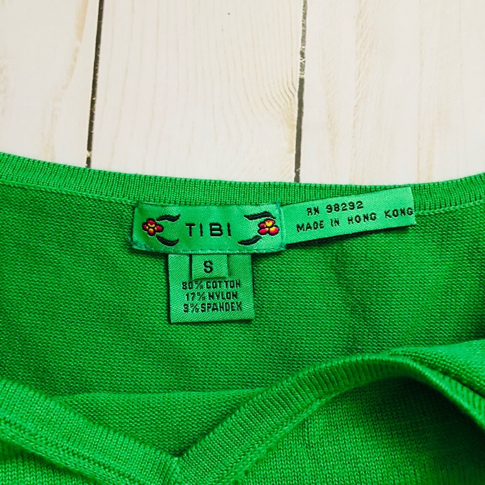 Tibi Green Tank Top - Picture 2 of 5